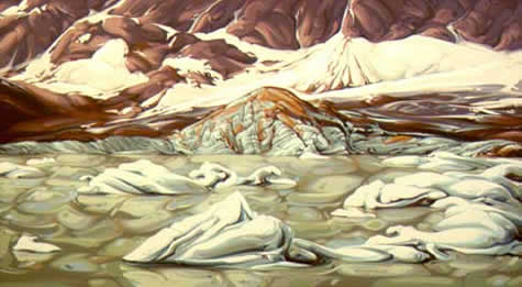 The Cavell Glacier