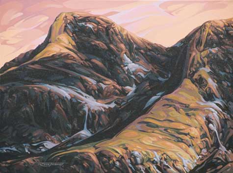Mount Rundle, A Detail