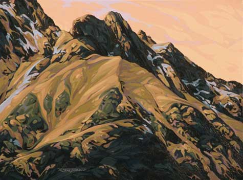 Cascade Mountain, A Detail