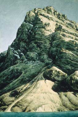 Mountain On Bow Lake