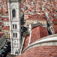 The Campanile Florence from the Duomo