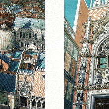 Entry On St Marks Square Two Views